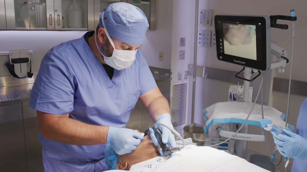 video laryngoscopy procedure
