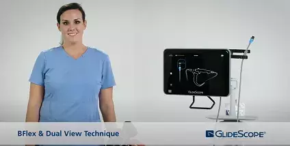 Dual View Technique with GlideScope® Monitor, BFlex™ bronchoscope and GlideScope video laryngoscope