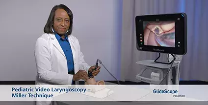 Video Laryngoscopy with a Miller Blade