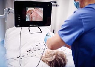 GlideScope®‐assisted awake fibreoptic intubation